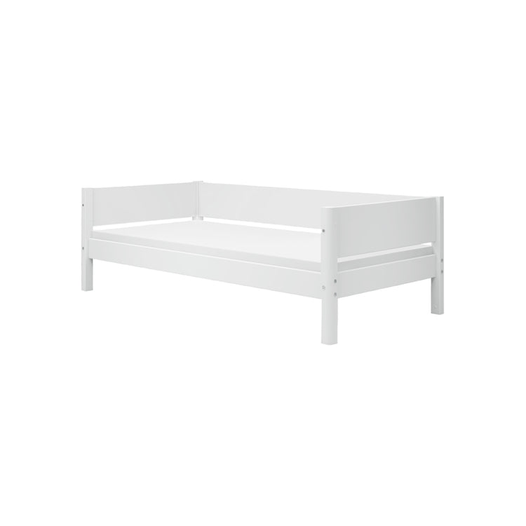 Daybed w/headboards+back F.Wht. MDF 200x90cm Leg F.Wht.