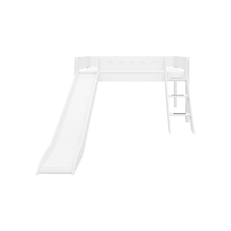 Midslp. + Slide F.Wht. 200x90 Legs F.Wht. SL.Ladder  F.Wht.