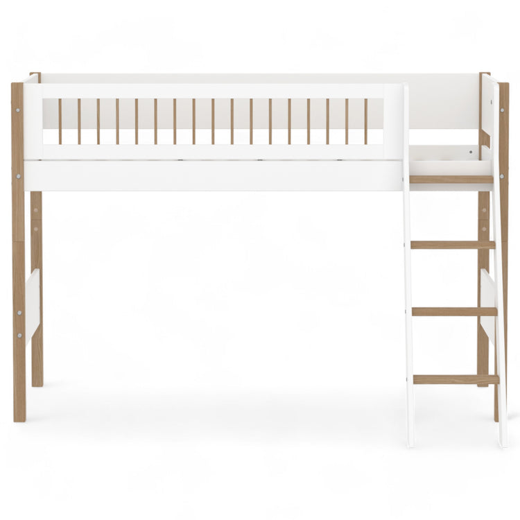 Semi-highsleeper 200x90 Legs + Crossbars Oak SL.Ladder