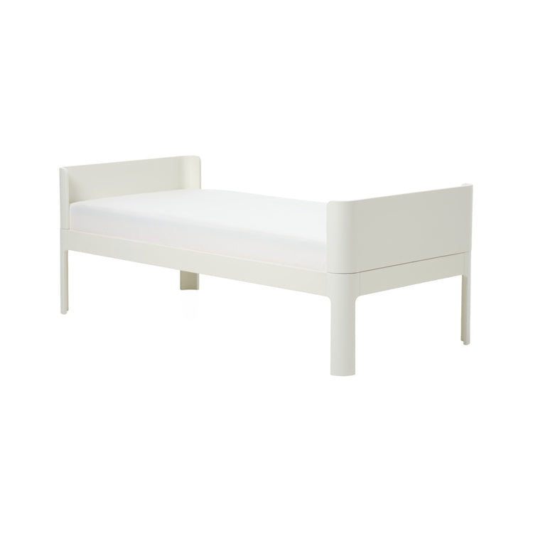 Junior bed 150x70 Cream white Curved headboards