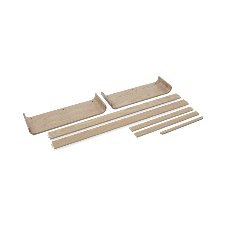 Junior bed extension set 150x70 Oak Clear lacq For baby bed