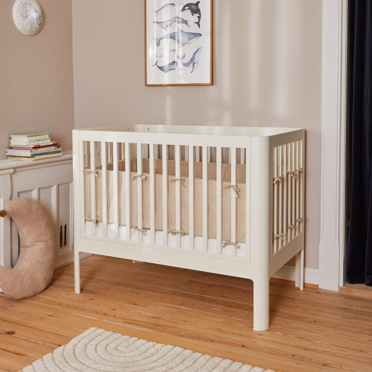 Baby bed 120x70 Cream white   Base in 2 positions