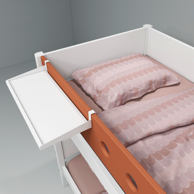 Hanging shelf F.Wht. MDF  L:60 D:25cm  For White bed range