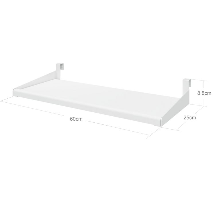 Hanging shelf F.Wht. MDF  L:60 D:25cm  For White bed range