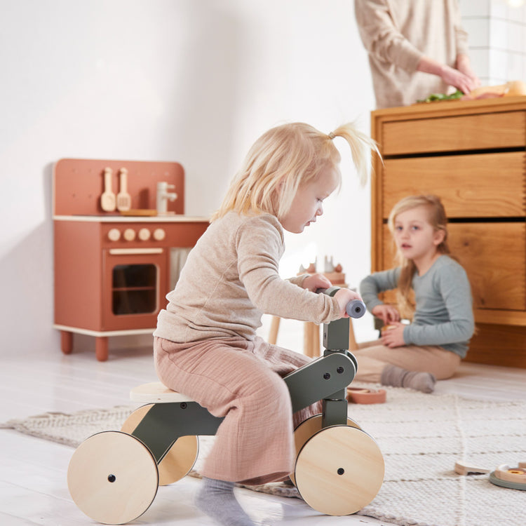 Tricycle. Dusty green