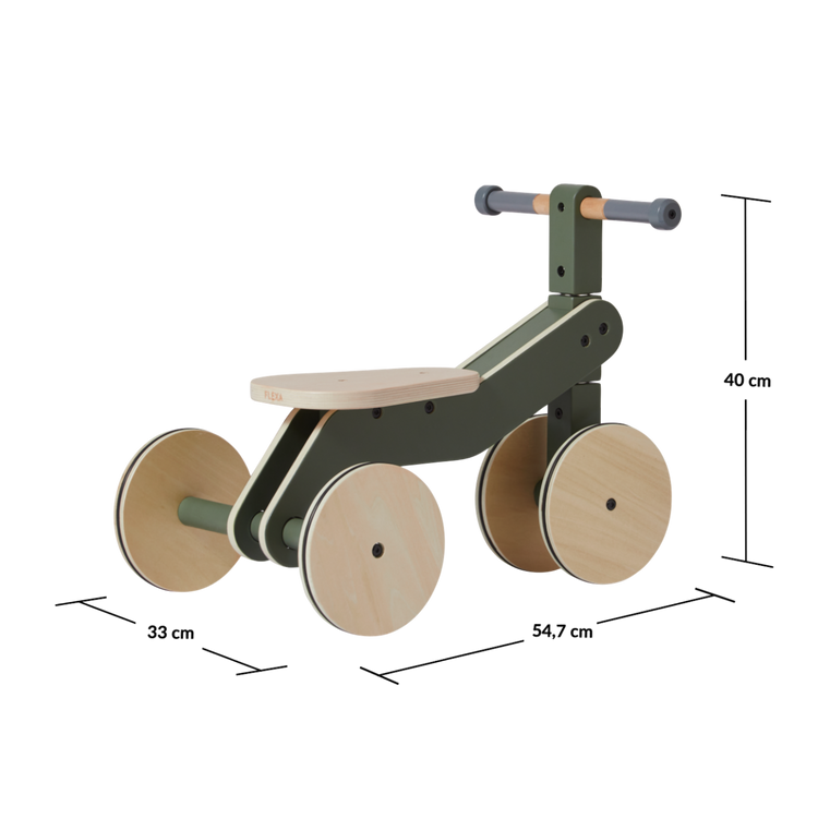 Tricycle. Dusty green