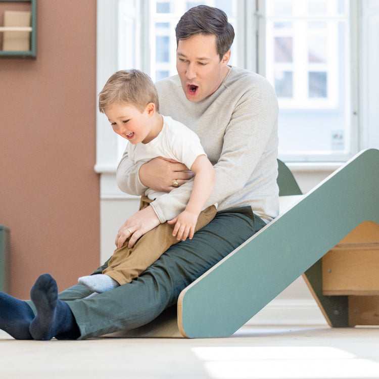 The Wooden Slide dusty green