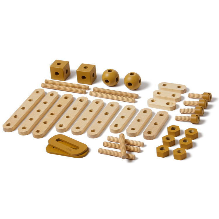 Construction set. Mustard