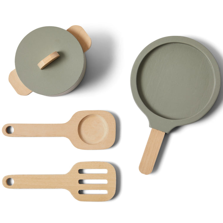 Pot & pan. Green-ish