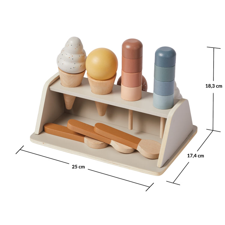 Ice cream set.