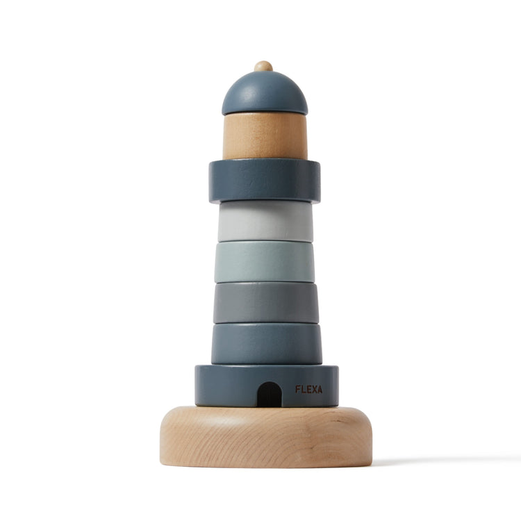 Lighthouse Stacker.   8 pcs. stacker    Blue