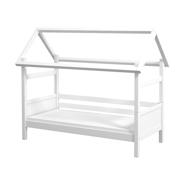 White panel bed. Back rails. House frame