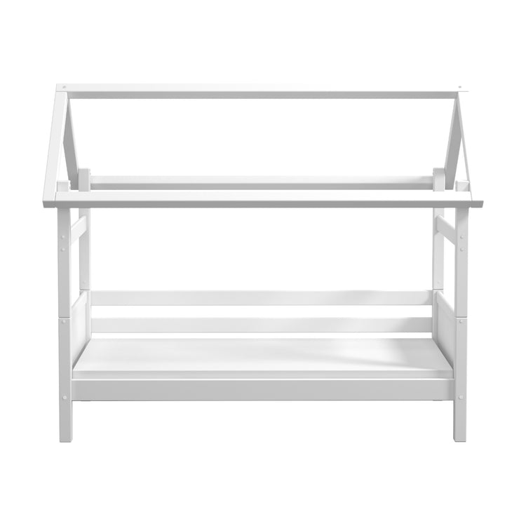 White panel bed. Back rails. House frame