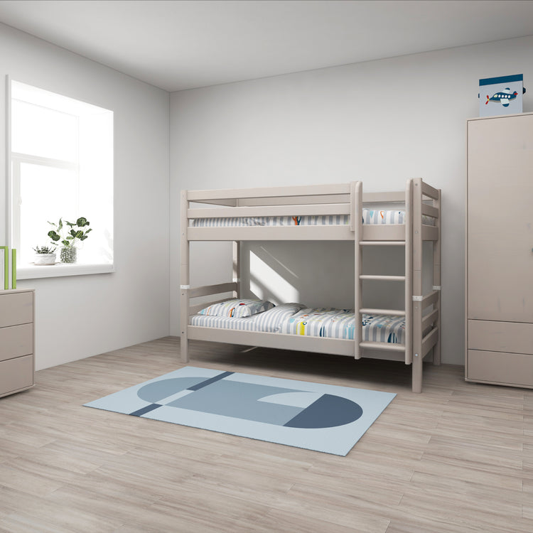 Bunk bed Straight Ladder Grey W. 200x90                Line