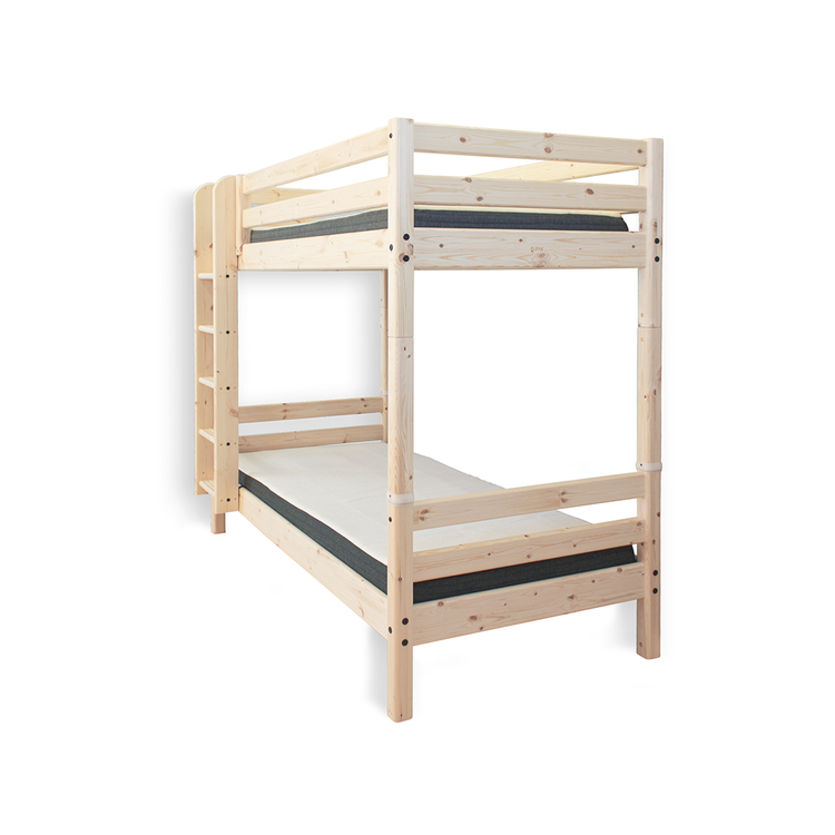 Bunk bed high Straight Ladder Untr. 200x90