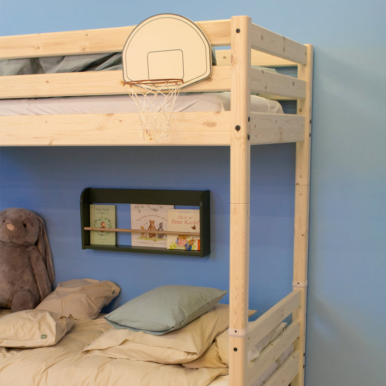 Bunk bed high Straight Ladder Untr. 200x90