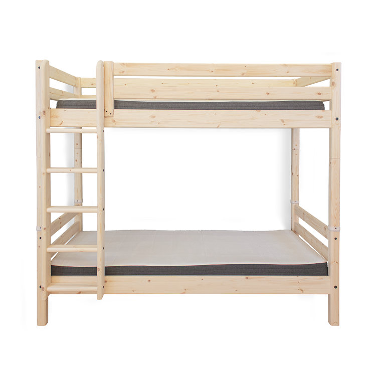 Bunk bed high Straight Ladder Untr. 200x90