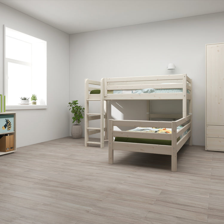 Semi-highslp. Split-angle bunk White 200x90             Line