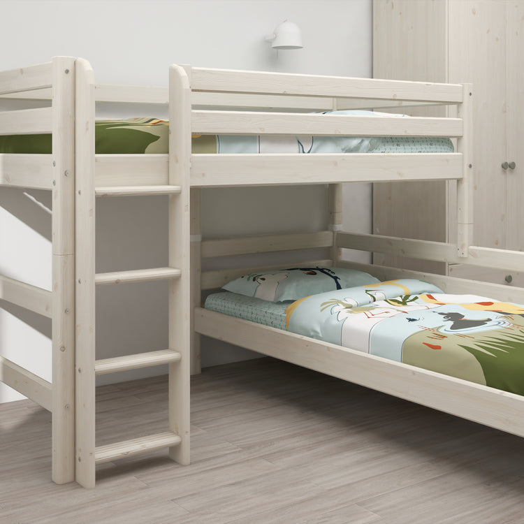 Semi-highslp. Split-angle bunk White 200x90             Line