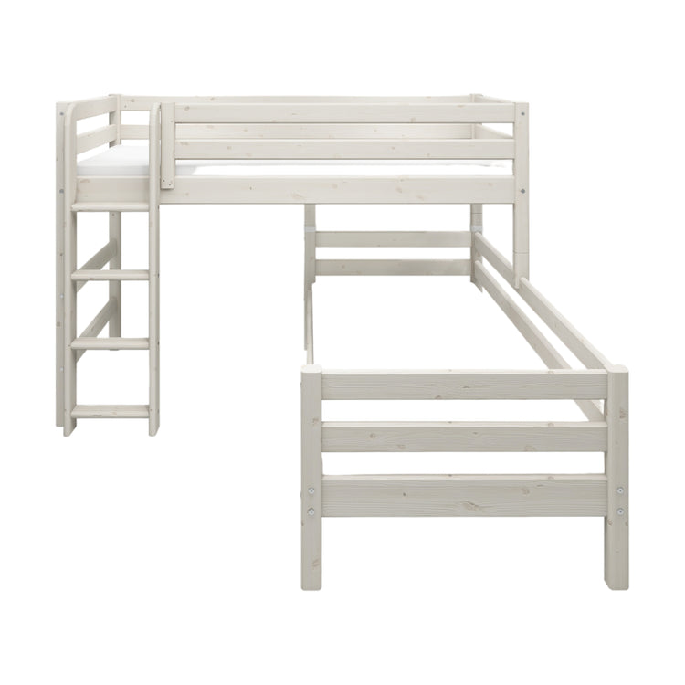 Semi-highslp. Split-angle bunk White 200x90             Line