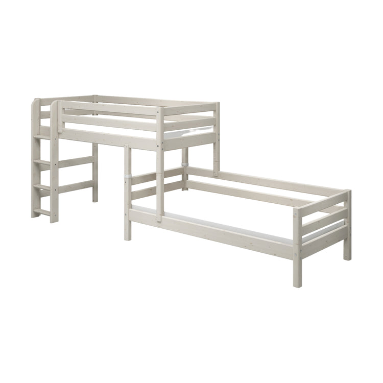 Semi-highslp. Split-angle bunk White 200x90             Line