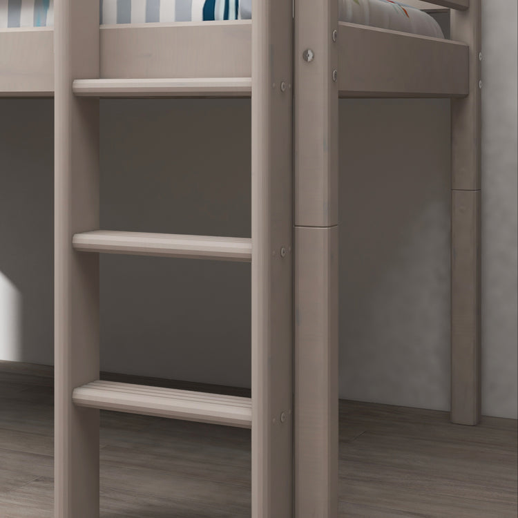 Midsleeper with Str. ladder Grey W. 200x90             Line