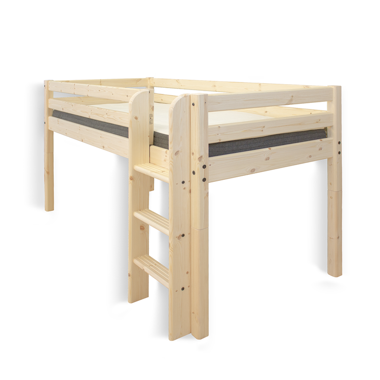 Midsleeper with Str. ladder Untr. 200x90