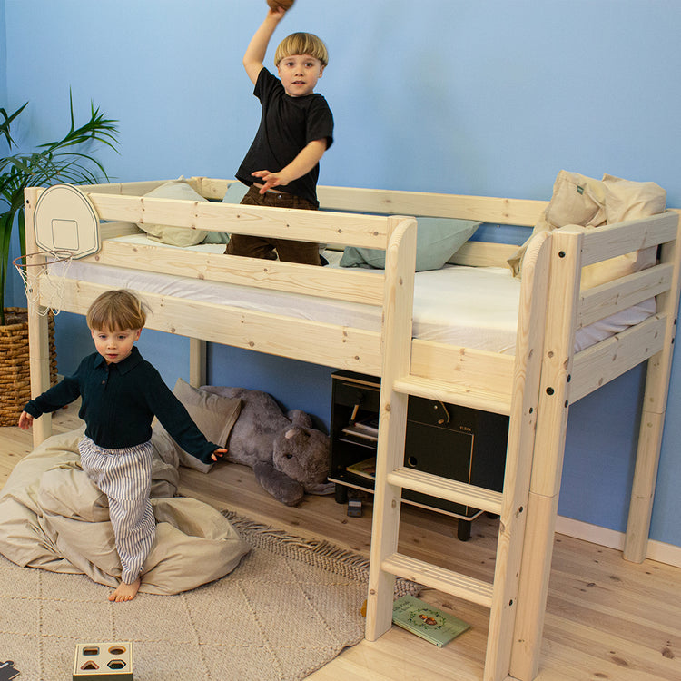 Midsleeper with Str. ladder Untr. 200x90