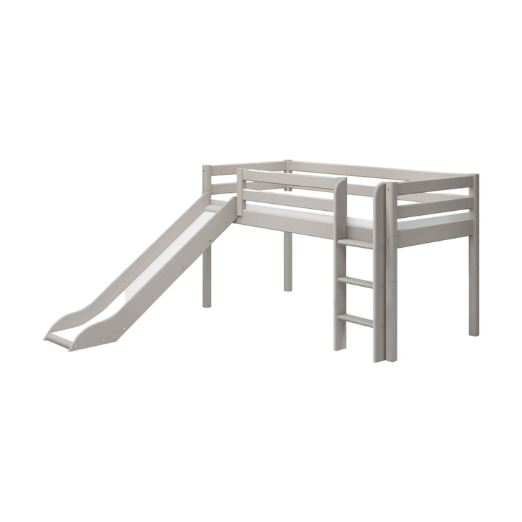 Midsleeper + slide Str.Ladder Grey W. 200x90            Line
