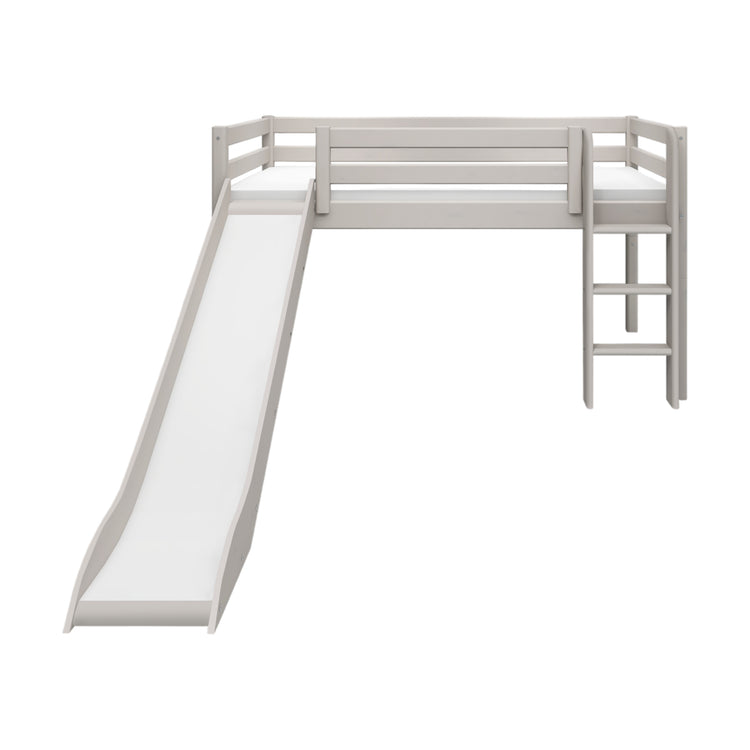 Midsleeper + slide Str.Ladder Grey W. 200x90            Line