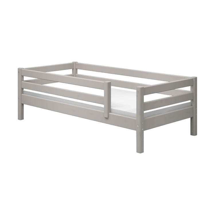 Single bed 3/4 front-back rails Grey W. 200x90          Line
