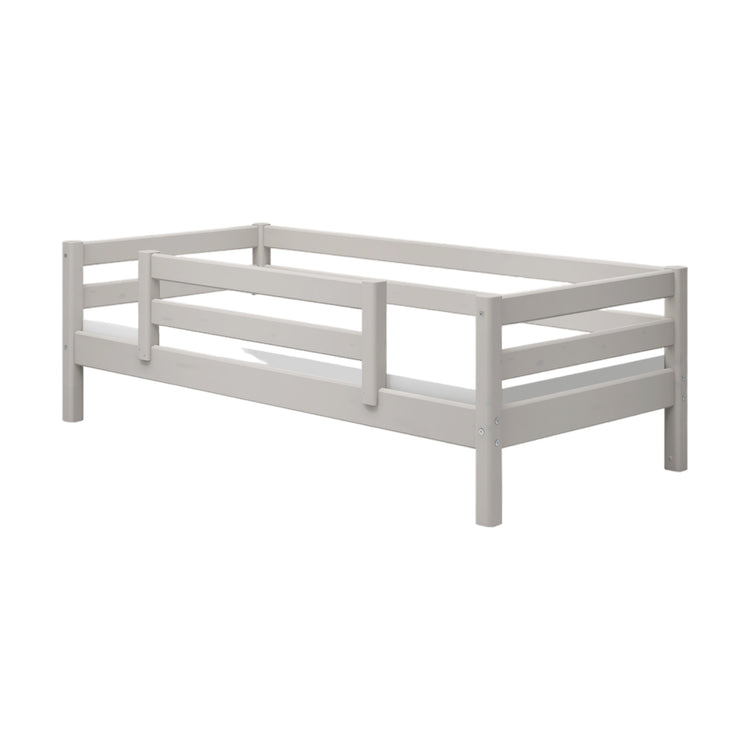 Single bed ½ front-back rails Grey W. 200x90           Line