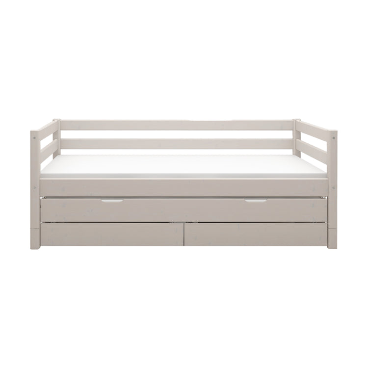 Daybed w. trundle 2 drws. 200x90 Grey W.              Line