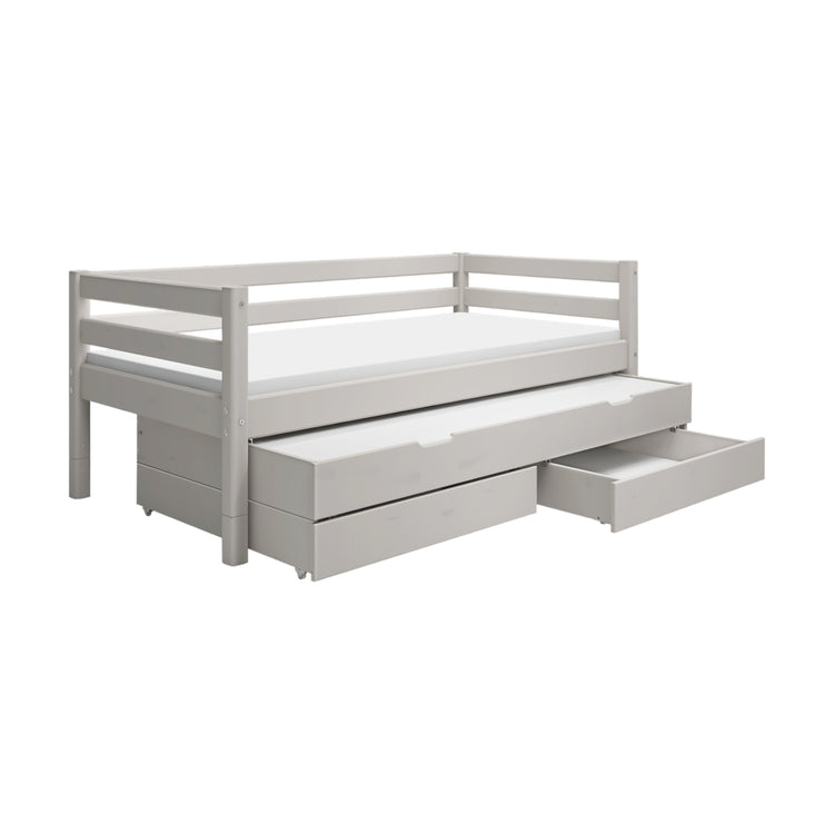 Daybed w. trundle 2 drws. 200x90 Grey W.              Line