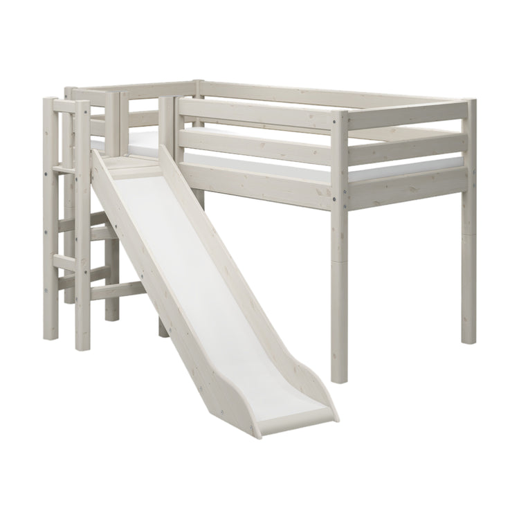 Midsleeper + Platform & Slide White 200x90              Line