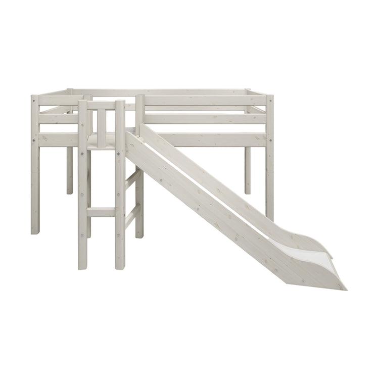 Midsleeper + Platform & Slide White 200x90              Line