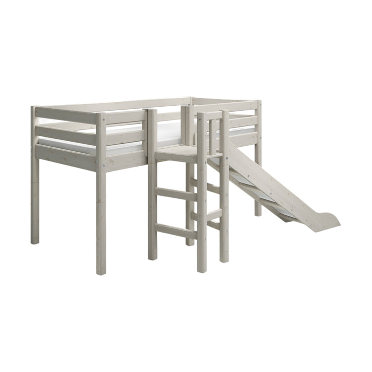 Midsleeper + Platform & Slide White 200x90              Line