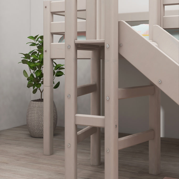 Midsleeper + Platform & Slide Grey W. 200x90            Line