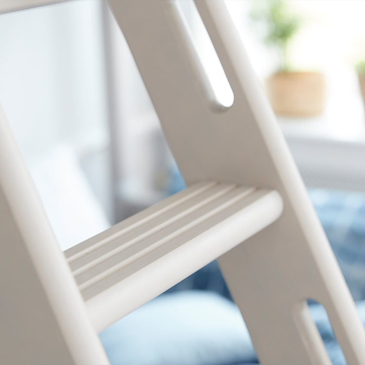 Bunkbed 3 pers White 200x140/90cm SL.ladder Handle grip Line