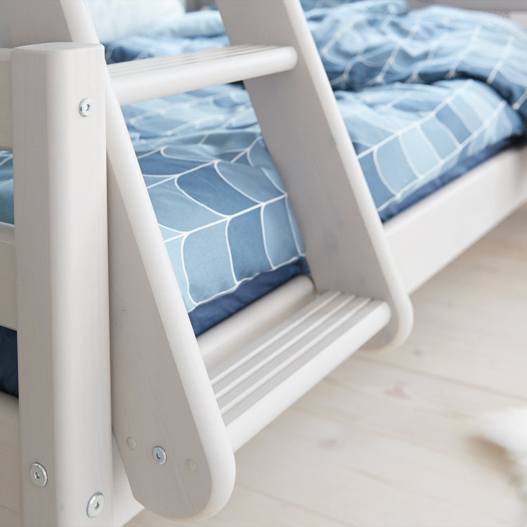 Bunkbed 3 pers White 200x140/90cm SL.ladder Handle grip Line