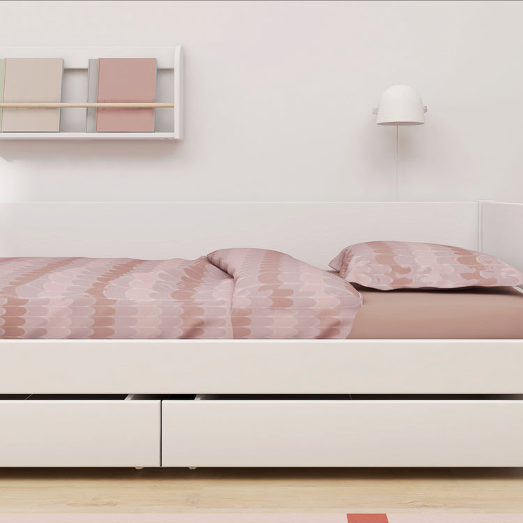 Daybed w/2 drawers F.Wht. 200x90