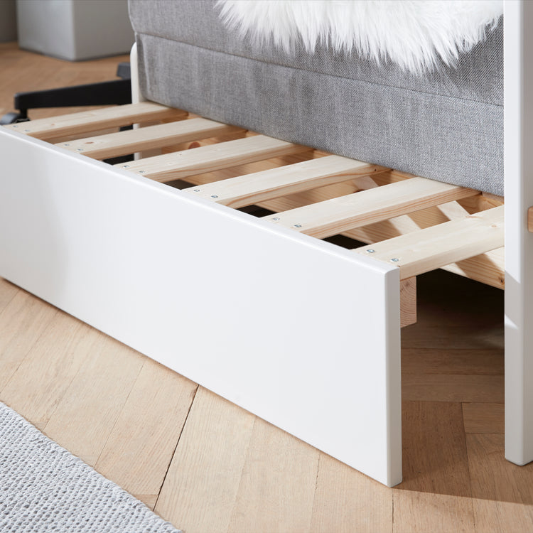 Highslp. Str. Ladder Legs Oak 200x90 Casa+Desk Rail F.Wht.
