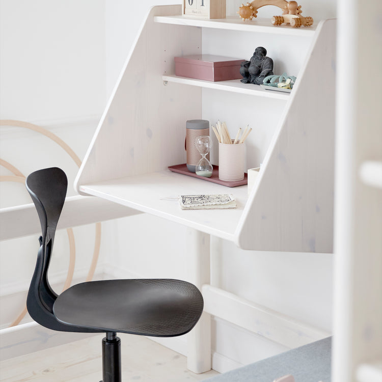 Highslp. Straight Ladder White 200x90 Casa+Desk         Line