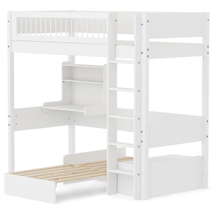Highslp. Str. Ladder F.Wht Crossbars Casa+Desk Rail F.Wht.