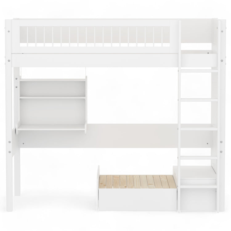 Highslp. Str. Ladder F.Wht Crossbars Casa+Desk Rail F.Wht.