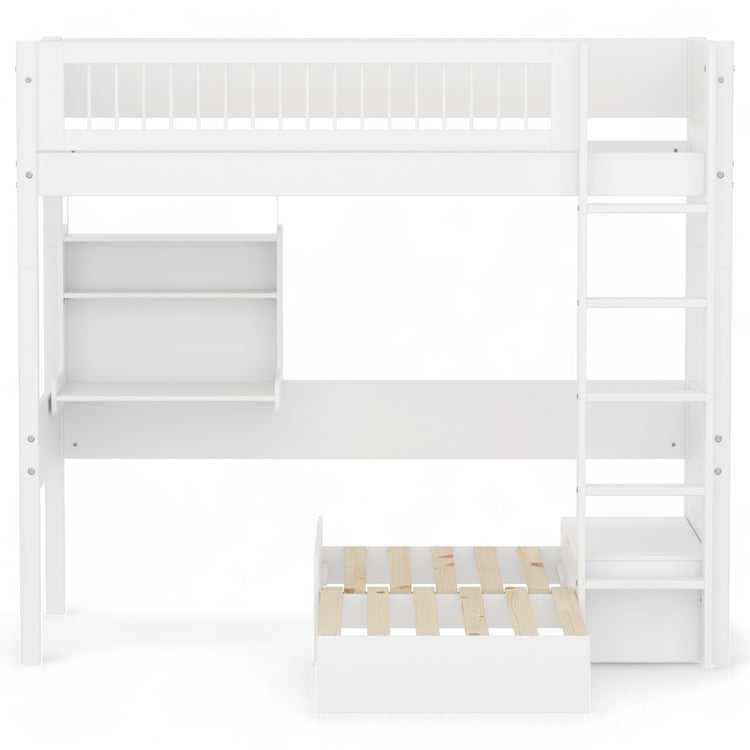 Highslp. Str. Ladder F.Wht Crossbars Casa+Desk Rail F.Wht.