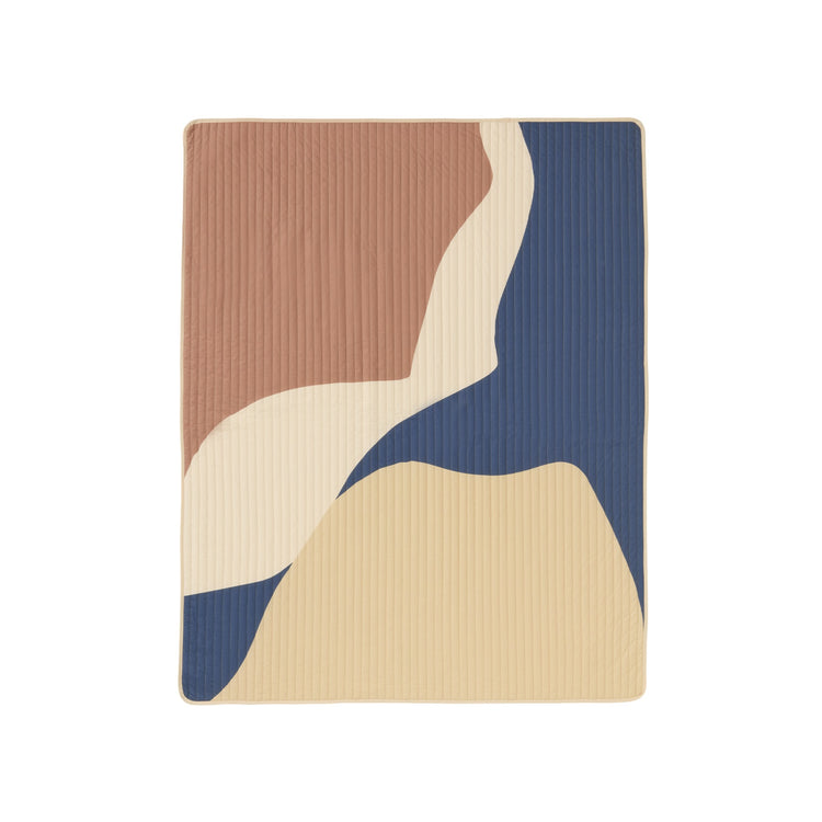 LANDSCAPE. Single bed quilt 142x235 Blue Canyon