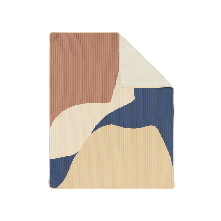 LANDSCAPE. Single bed quilt 142x235 Blue Canyon