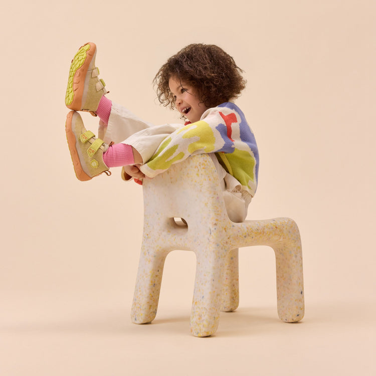 AFFENZAHN. Παιδικά μποτάκια Knit Happy Γατούλα