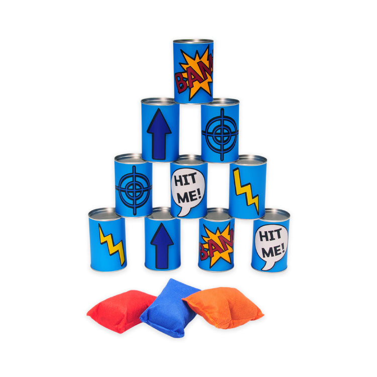 BS TOYS. Παιχνίδι ρίψης στόχου εξωτερικού χώρου Tin Throwing